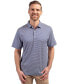 Фото #1 товара Men's Forge Eco Double Stripe Stretch Recycled Polo Shirt