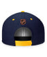 Фото #5 товара Branded Men's Gold/Navy Nashville Predators Authentic Pro Special Edition Snapback Hat