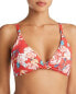 Фото #1 товара Lauren Ralph Lauren 263832 Women Bright Floral Molded Cup Bra Bikini Top Size 8