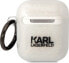 Karl Lagerfeld Karl Lagerfeld KLA2HNKCTGT Airpods 1/2 cover transparent Gliter Karl&Choupette