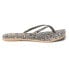 BEACH by Matisse Bungalow Snake Print Flip Flops Womens Beige, Black Casual Sand 9, 9 M - фото #1