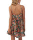 Фото #2 товара Juniors' Rilee Floral-Print Cover-Up Dress