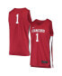 Фото #2 товара Men's and Women's #1 Cardinal Stanford Cardinal Replica Basketball Jersey