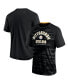 Фото #1 товара Men's Black Pittsburgh Steelers Hail Mary Raglan T-shirt
