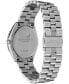 Women's Bejeweled Silver-Tone Stainless Steel Watch 34mm