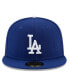 ფოტო #4 პროდუქტის Men's Royal Los Angeles Dodgers National Baseball Hall of Fame 59FIFTY Fitted Hat