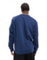 New Balance Sport essentials french terry crew in blue BLAU, XL - Chest 112-122 - фото #2