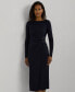 ფოტო #3 პროდუქტის Women's Wrap-Overlay Sheath Dress