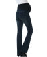 ფოტო #3 პროდუქტის Maternity Leni Stretch Boot Cut Denim Jeans