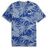 Puma Essentials Palm Resort Graphic Crew Neck Short Sleeve T-Shirt Mens Blue Cas