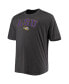 ფოტო #2 პროდუქტის Men's Gray LSU Tigers Big and Tall Arch Over Wordmark T-shirt