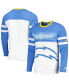 ფოტო #5 პროდუქტის Men's Powder Blue, White Los Angeles Chargers Halftime Long Sleeve T-shirt