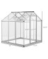 Фото #3 товара 6' L x 6' W Outdoor Walk-In Cold Frame Garden Greenhouse Planter