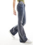 Фото #4 товара Weekday Flame low waist flared jeans in metro blue
