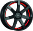Фото #1 товара Колесный диск литой Corspeed Challenge mattblack PureSports / Undercut Color Trim rot 8.5x19 ET40 - LK5/108 ML73.1
