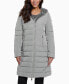 Фото #1 товара Women's Faux-Fur-Lined Hooded Puffer Coat