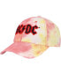 Men's Yellow, Orange AC/DC Ballpark Tie-Dye Adjustable Hat