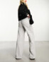 Stradivarius wide leg jogger in grey