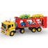 Фото #1 товара Детский игрушечный транспорт Tachan Truck Tr Транспортные средства Свет-Звук Герои Дорога 1:16 4 машины в наборе