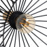 Фото #3 товара Потолочный светильник Чёрный Натуральный Деревянный Железо 220-240 V 35 x 35 cm