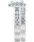 Diamond Princess Quad Cluster Bridal Set (2-7/8 ct. t.w.) in 14k White Gold