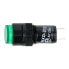 LED indicator 230V AC - 12mm - green