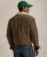 Фото #2 товара Men's Fleece-Lined Corduroy Trucker Jacket