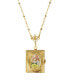 Фото #1 товара Rectangular 4 Way Locket Necklace