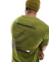 Фото #1 товара The North Face Foundation mountain lines backprint t-shirt in olive