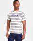 Фото #1 товара Men's Stripe Logo Graphic T-Shirt