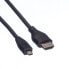 Фото #5 товара ROLINE HDMI High Speed Cable + Ethernet - A - D - M/M 2 m - 2 m - HDMI Type A (Standard) - HDMI Type A (Standard) - Audio Return Channel (ARC) - Black