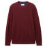 TOM TAILOR 1038612 Structured Knit Crew Neck Sweater