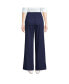 Фото #2 товара Petite High Rise Crisp Poplin Chino Wide Leg Pants