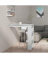 Фото #2 товара Wall Bar Table Concrete Gray 40.2"x17.7"x40.7" Engineered Wood