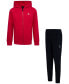 ფოტო #1 პროდუქტის Toddler & Little Boys 2-Pc. MJ Brooklyn Fleece Full-Zip Hoodie & Joggers Set