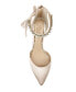 ფოტო #4 პროდუქტის Women's Jaycee Rhinestone Ankle Strap Evening Pumps