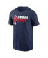 Фото #3 товара Men's Navy Atlanta Braves A-Town Down Local Team T-shirt
