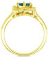 Cubic Zirconia Knot Ring in 14k Gold-Plated Sterling Silver