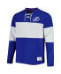 Men's Blue Tampa Bay Lightning Walter Lace-Up Long Sleeve Top Синий, L - фото #2