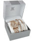 ფოტო #5 პროდუქტის Women's Bracelet Watch 36m Gift Set, Created for Macy's