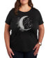 Air Waves Trendy Plus Size Halloween Graphic T-shirt