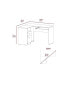 Фото #4 товара Raleigh L-Shaped Desk, Two Drawers, One Shelf, CPU Storage