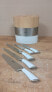 Richardson Sheffield FUSION - 5 pc knife block - white