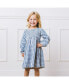 ფოტო #9 პროდუქტის Baby Girls Long Sleeve Calvary Twill Smocked Front Dress