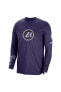Фото #2 товара Los Angeles Lakers Essential Uzun Kollu Erkek T-shirt DN4618-535