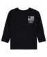 ფოტო #3 პროდუქტის Toddler Black Team USA Flag Rings Long Sleeve T-Shirt