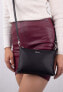 Women´s leather handbag A6B Black