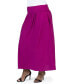 Фото #3 товара Plus Size Foldover Maxi Skirt With Pockets