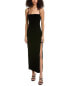 Staud Bellamy Dress Women's Black L