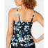 Island Escape 267229 Women's Veronique Palisades Tankini Top Swimwear Size 6